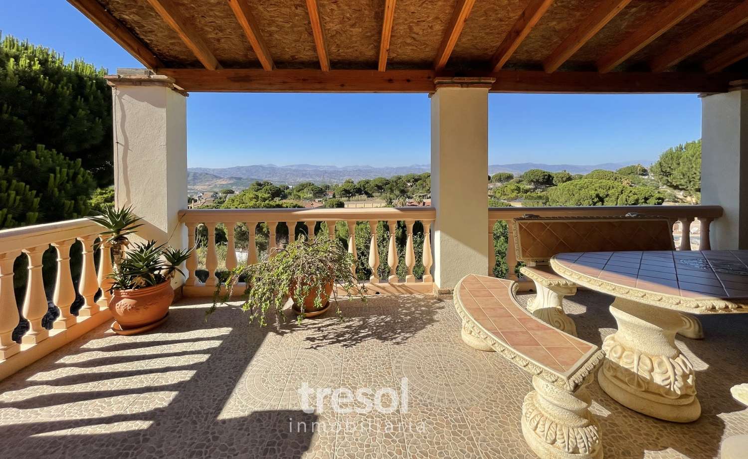 Chalet en una sola planta con excelentes vistas en zona alta de Pinos de Alhaurín