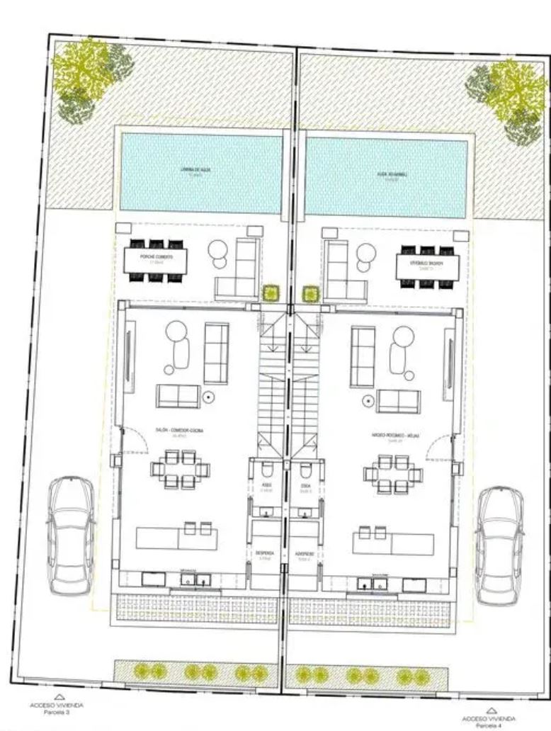 Exclusivas viviendas pareadas de 3 o 4 dormitorios. Diseño y calidad en urbanización Taralpe